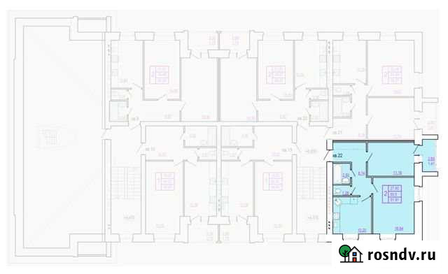 2-комнатная квартира, 52 м², 2/3 эт. на продажу в Нерехте Нерехта - изображение 1