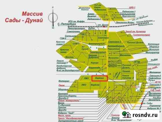 Участок СНТ, ДНП 6 сот. на продажу в Шлиссельбурге Шлиссельбург