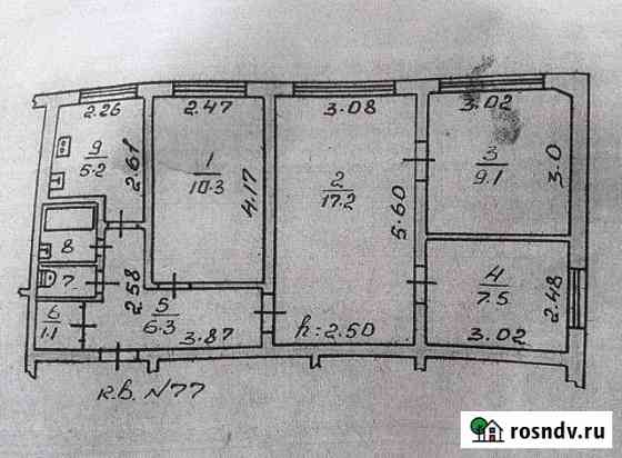 4-комнатная квартира, 75 м², 1/5 эт. на продажу в Железногорске Курской области Железногорск
