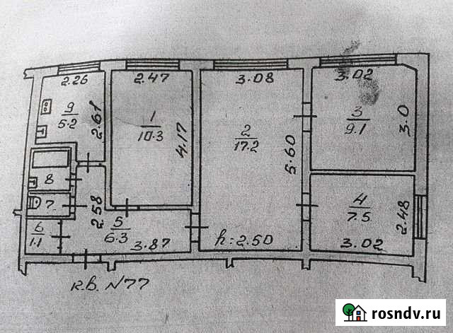 4-комнатная квартира, 75 м², 1/5 эт. на продажу в Железногорске Курской области Железногорск - изображение 1