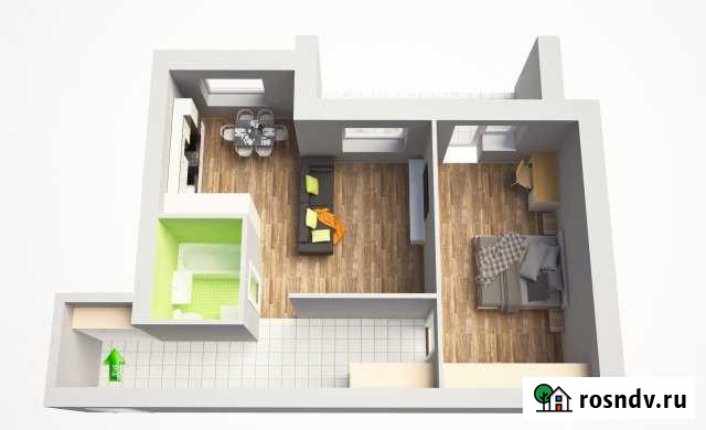 2-комнатная квартира, 59 м², 2/4 эт. на продажу в Южноуральске Южноуральск - изображение 1