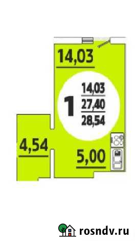 Квартира-студия, 28 м², 5/16 эт. на продажу в Анапе Анапа - изображение 1