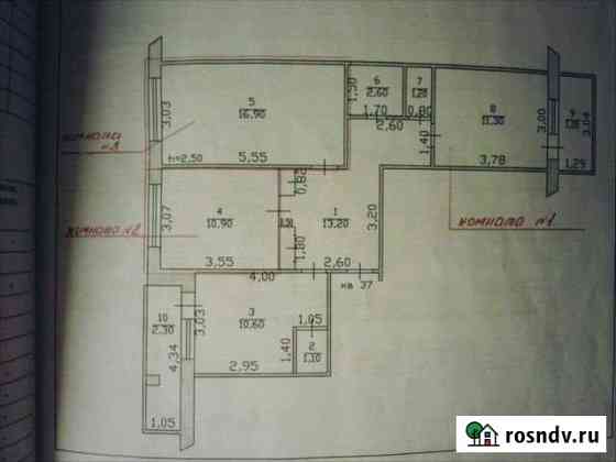 3-комнатная квартира, 69 м², 5/5 эт. на продажу в Ядрине Ядрин