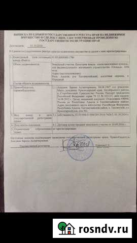 Участок ИЖС 10 сот. на продажу в Тахтамукае Тахтамукай - изображение 1