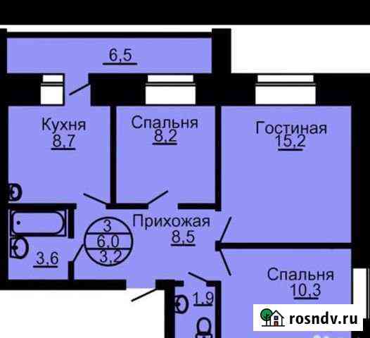 3-комнатная квартира, 60 м², 9/10 эт. на продажу в Благовещенске Благовещенск