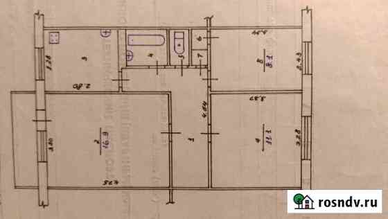 3-комнатная квартира, 54 м², 3/5 эт. на продажу в Приволжском Республики Марий Эл Приволжский