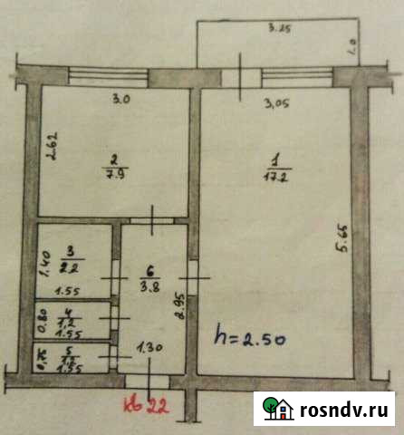 1-комнатная квартира, 34 м², 3/5 эт. на продажу в Емельяново Емельяново - изображение 1