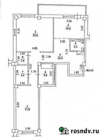 2-комнатная квартира, 83 м², 5/11 эт. на продажу в Якутске Якутск