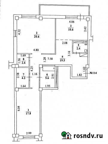 2-комнатная квартира, 83 м², 5/11 эт. на продажу в Якутске Якутск - изображение 1