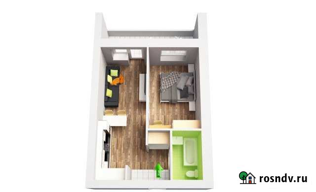 1-комнатная квартира, 37 м², 2/4 эт. на продажу в Южноуральске Южноуральск - изображение 1