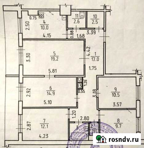 5-комнатная квартира, 102 м², 4/10 эт. на продажу в Ижевске Ижевск - изображение 1