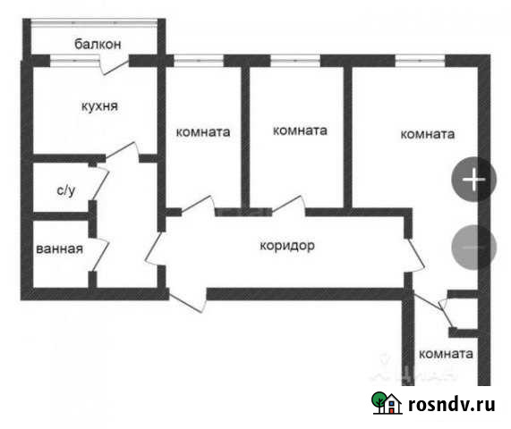 4-комнатная квартира, 82 м², 4/5 эт. на продажу в Сургуте Сургут - изображение 1