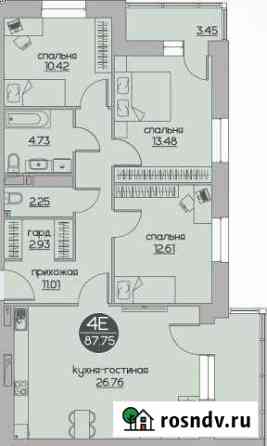 4-комнатная квартира, 87 м², 8/25 эт. на продажу в Перми Пермь