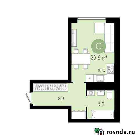 Квартира-студия, 29 м², 2/11 эт. на продажу в Екатеринбурге Екатеринбург