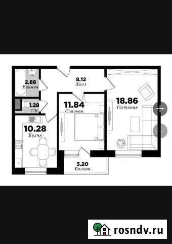 2-комнатная квартира, 54 м², 3/6 эт. на продажу во Всеволожске Всеволожск - изображение 1