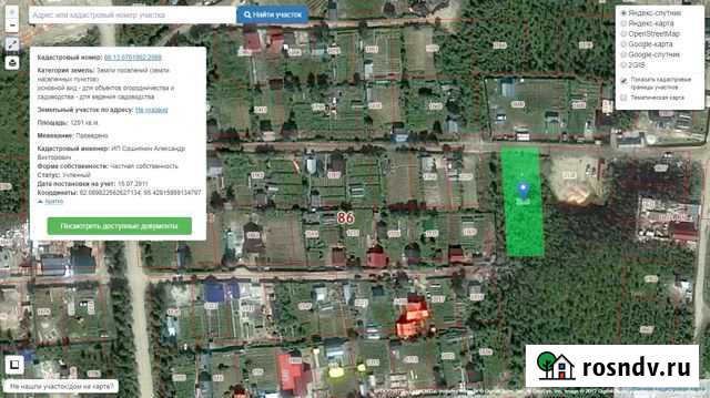 Участок СНТ, ДНП 12 сот. на продажу в Нягани Нягань - изображение 1