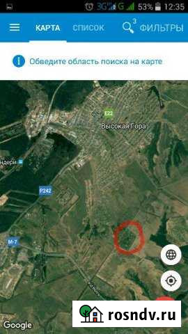 Участок СНТ, ДНП 10 сот. на продажу в Высокой Горе Высокая Гора - изображение 1