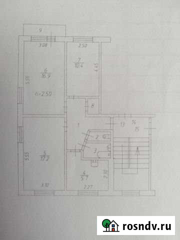 3-комнатная квартира, 61 м², 5/5 эт. на продажу в Мегете Мегет - изображение 1