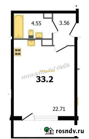 Квартира-студия, 33 м², 2/15 эт. на продажу во Владимире Владимир - изображение 1
