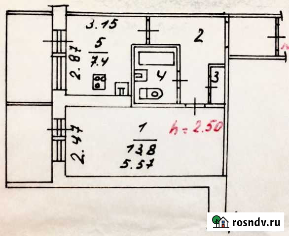 1-комнатная квартира, 35 м², 7/9 эт. на продажу в Мурманске Мурманск - изображение 1