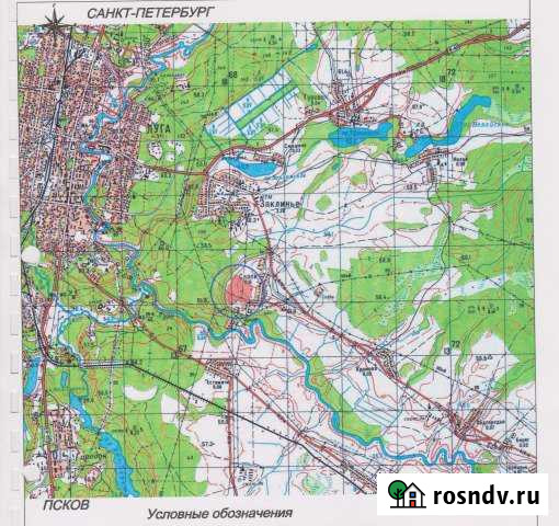 Участок СНТ, ДНП 1800 сот. на продажу на Лугах Луга - изображение 1