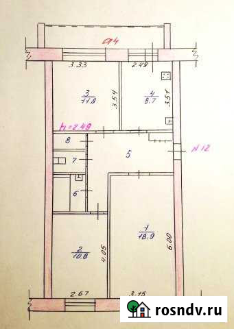 3-комнатная квартира, 65 м², 1/3 эт. на продажу в Рефтинском Рефтинский - изображение 1