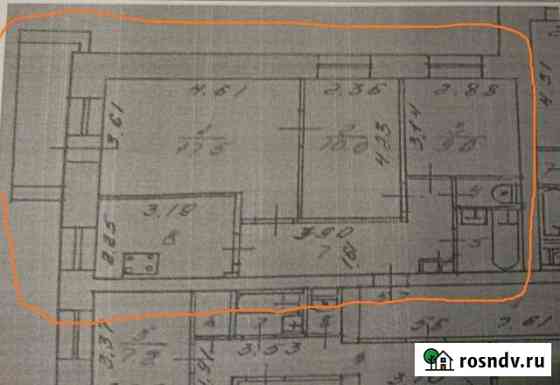 3-комнатная квартира, 60 м², 9/9 эт. на продажу в Сосногорске Сосногорск