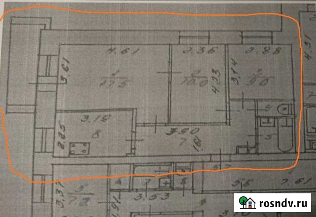 3-комнатная квартира, 60 м², 9/9 эт. на продажу в Сосногорске Сосногорск - изображение 1