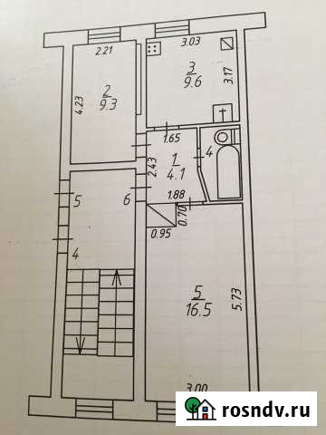 2-комнатная квартира, 42 м², 2/2 эт. на продажу в Юхнове Юхнов - изображение 1