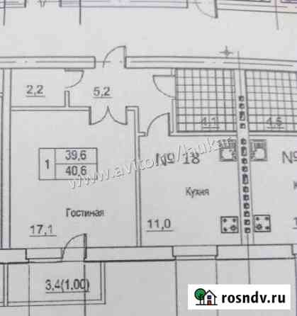 1-комнатная квартира, 40 м², 3/3 эт. на продажу в Батайске Батайск