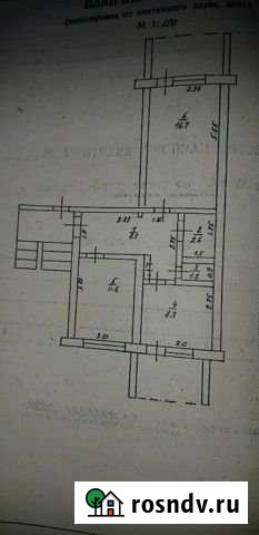 2-комнатная квартира, 49 м², 1/3 эт. на продажу в Байкальске Байкальск - изображение 1