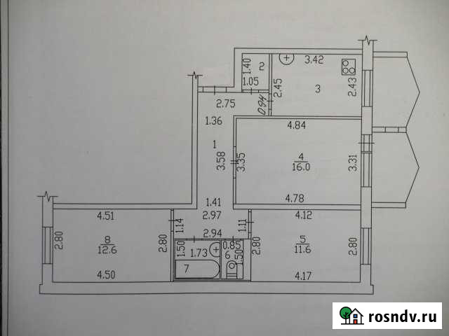 3-комнатная квартира, 64 м², 7/10 эт. на продажу в Железногорске Красноярского края Железногорск - изображение 1