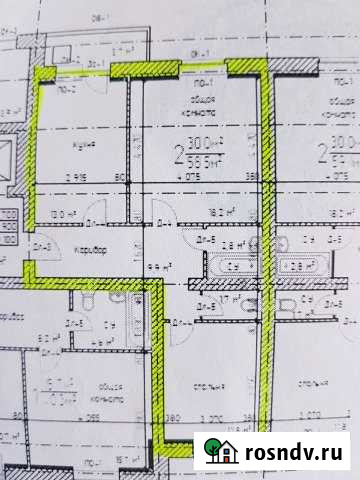 2-комнатная квартира, 59 м², 8/10 эт. на продажу в Тамбове Тамбов - изображение 1