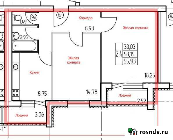 2-комнатная квартира, 56 м², 5/5 эт. на продажу в Белебее Белебей - изображение 1
