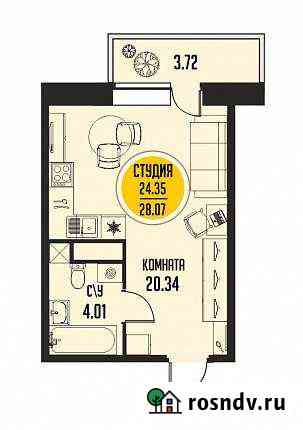 Квартира-студия, 24 м², 6/20 эт. на продажу в Тобольске Тобольск
