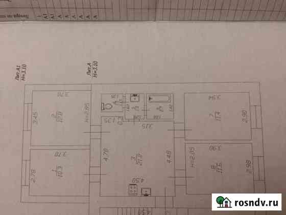 4-комнатная квартира, 77 м², 1/3 эт. на продажу в Анапе Анапа