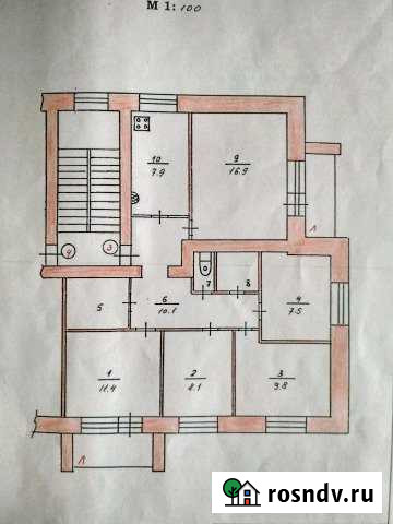 5-комнатная квартира, 82 м², 2/5 эт. на продажу в Йошкар-Оле Йошкар-Ола - изображение 1