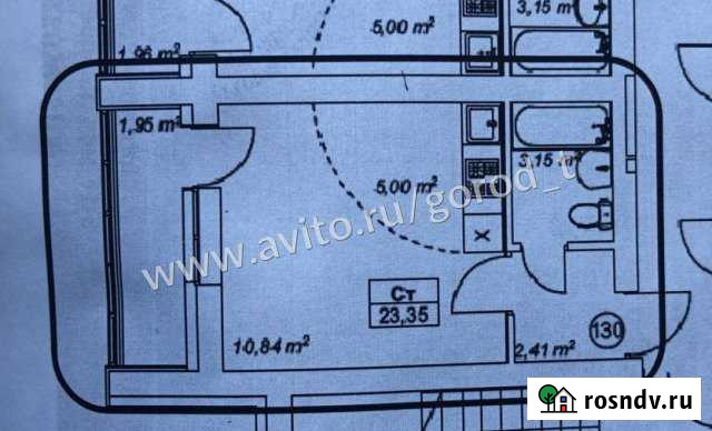 Квартира-студия, 23 м², 6/6 эт. на продажу в Октябрьском Республики Башкортостан Октябрьский - изображение 1