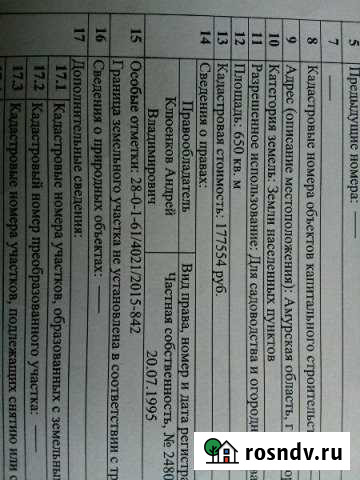 Участок СНТ, ДНП 6 сот. на продажу в Белогорске Амурской области Белогорск - изображение 1