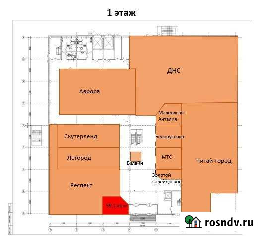 Помещение свободного назначения, 59.1 кв.м. Владимир - изображение 1