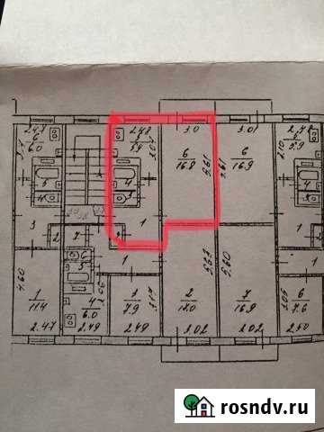 1-комнатная квартира, 32 м², 3/5 эт. на продажу в Лежнево Лежнево - изображение 1