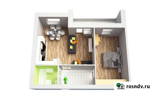 2-комнатная квартира, 56 м², 1/4 эт. на продажу в Южноуральске Южноуральск - изображение 1