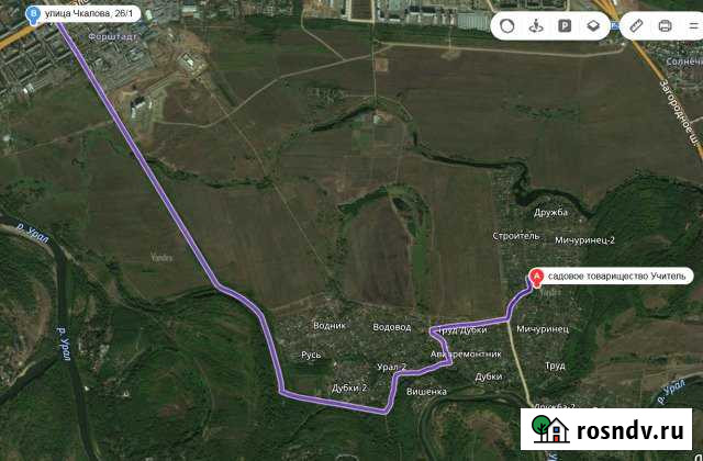 Участок СНТ, ДНП 13 сот. на продажу в Оренбурге Оренбург - изображение 1