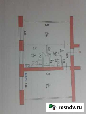 2-комнатная квартира, 45 м², 1/5 эт. на продажу в Камышине Камышин - изображение 1