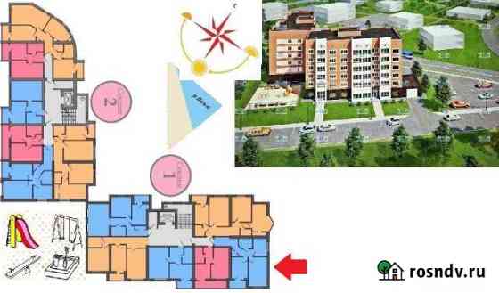 2-комнатная квартира, 49 м², 3/6 эт. на продажу в Кстово Кстово