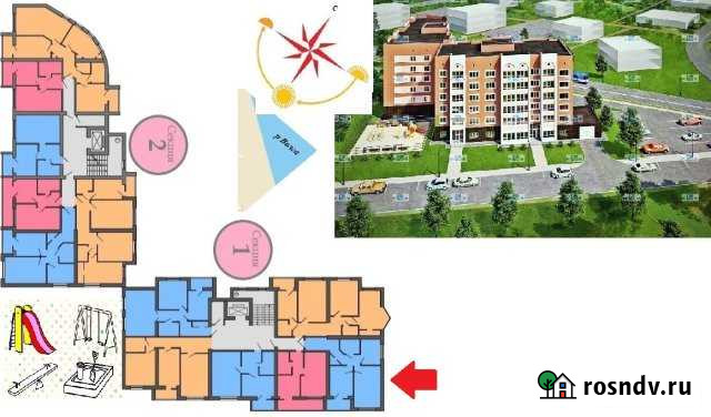 2-комнатная квартира, 49 м², 3/6 эт. на продажу в Кстово Кстово - изображение 1