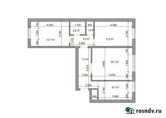 3-комнатная квартира, 64 м², 2/5 эт. на продажу в Дубне Тульской области Дубна