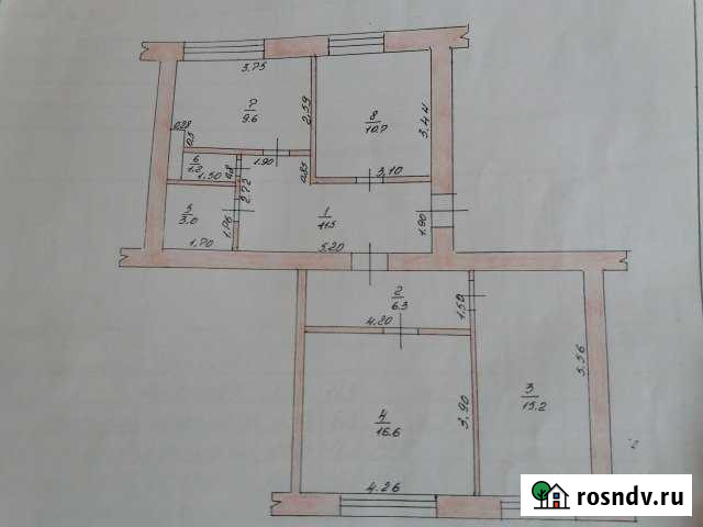 3-комнатная квартира, 74 м², 4/4 эт. на продажу в Уварово Уварово - изображение 1