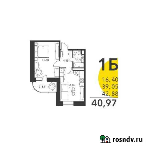 1-комнатная квартира, 40 м², 12/17 эт. на продажу в Домодедово Домодедово - изображение 1
