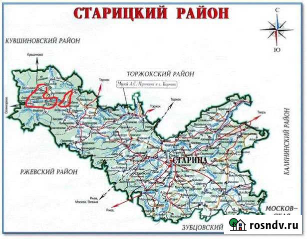 Участок СНТ, ДНП 117000 сот. на продажу в Старице Старица - изображение 1
